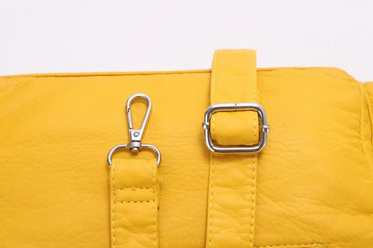 Vintage Women Handbags Soft Bag Small Top-handle Purse Fashion Satchel Multi-Pockets Shoulder Bag Hobos Phone Pack Tote Bag