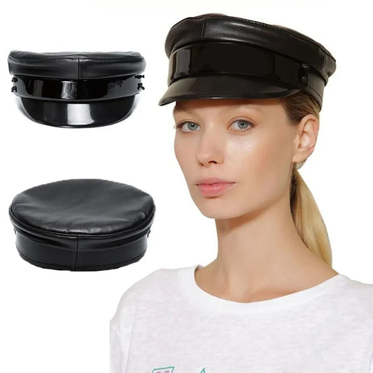 Brand Collection Wool Newsboy caps New Women Hats Flat Militray Caps Baker Boy Hat with logo