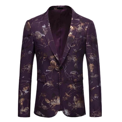 2026 New Men's Dark Brown Suit Jacket, Wedding Business Dress Coat, Slim Blazers, Costume, Asian Size, M-5XL, 6XL