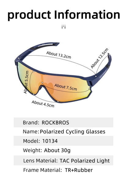 Polarized Glasses UV400 Sunglasses Sport Protection Glasses Bicycle Eyewear Outdoor Hiking Camping Golf Cycling Goggles