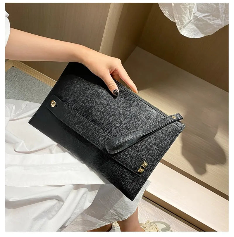 Fashion Luxury Handbag Women Bags PU Leather Designer Ladies Evening Envelope Bag Female Day Clutches 2026 New Lady Clutch Purse