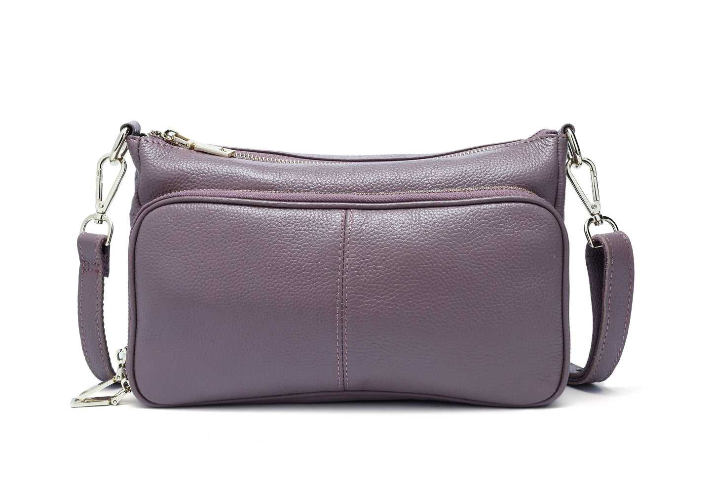 Women's Handbag 100% Genuine Leather Ladies Shoulder Crossbody Messenger Bag Fashion Hobos Black High Quality