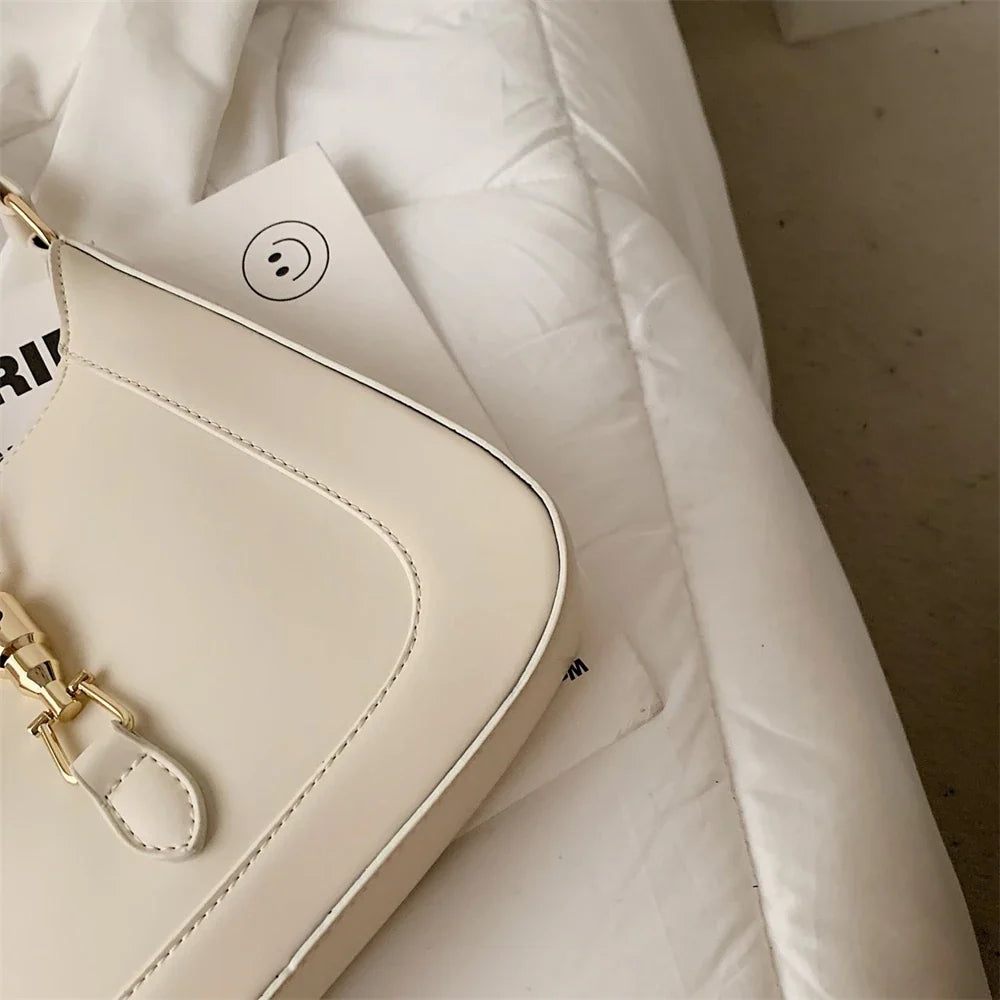 Top Quality Luxury Brand Purses and Handbags Designer Leather Shoulder Crossbody Bags for Women Dual Straps Underarm Sac A Main