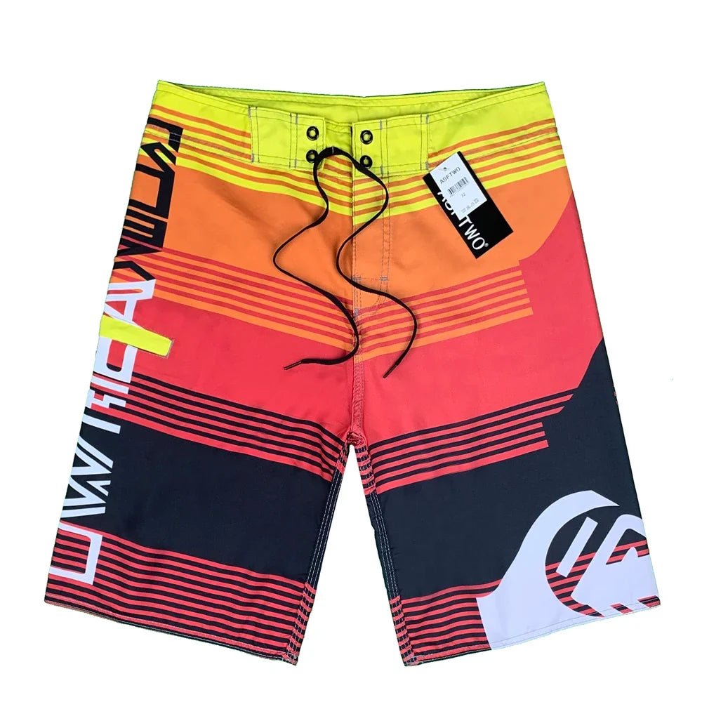 Men's Beach Shorts Trendy Summer Shorts 3D Printing Men's Surf Shorts Swimsuit Beach Shorts Fitness Tracks Running  Hiking Track