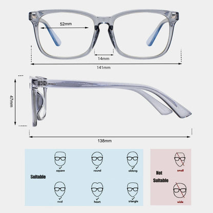 Blue Light Blocking Glasses,Computer Reading/Gaming/TV/Phones Glasses for Women Men 6001