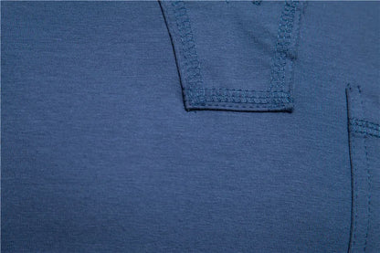2021 Summer Top Quality Cotton T Shirt Men Solid Color Design V-neck T-shirt Casual Classic Men's Clothing Tops Tee Shirt Men
