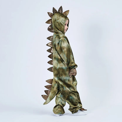 2-8Y Toddler Kids Child Dinosaur T-Rex Costume Cosplay for Boys Halloween Purim Party Disfraz Fantasia Dress Up Hoodie Jumpsuit