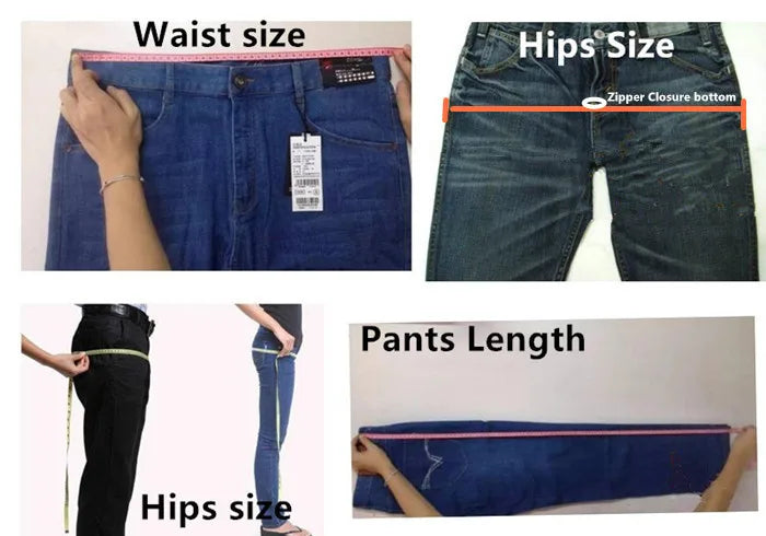 200KG Extra Large Jeans Men Blue 8XL 7XL 6XL 5XL Plus Size Denim Big Straight Elastic Trousers Black Stretched High Waist Pants