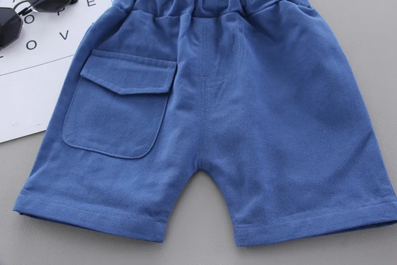 New Fashion Summer Baby Clothes For Boys Children Cartoon Shirt Shorts 2pcs/Sets Kids Clothing Toddler Casual Cotton Tracksuits