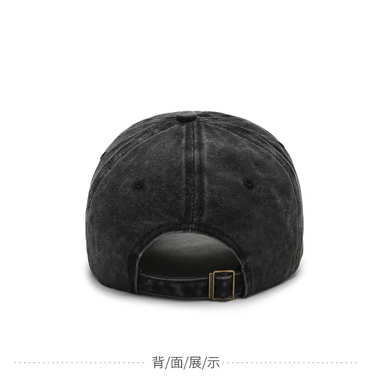 Men Retro Letter Embroidery Baseball Caps Spring Summer Women Cotton Adjustable Casual Hat Hip Hop Streetwear Sun Hats