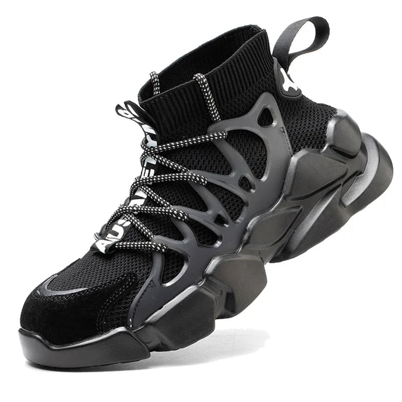 Indestructible Safety Work Shoes With Steel Toe Cap Breathable Outdoor Sports Boots Sneakers Security Construction Boots