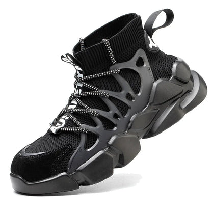 Indestructible Safety Work Shoes With Steel Toe Cap Breathable Outdoor Sports Boots Sneakers Security Construction Boots