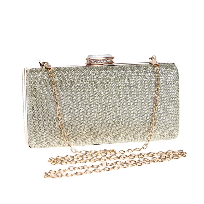 Women Evening Bags Rhinestones Small Day Clutch Shoulder Chain Ball Design Party Wedding Handbags For Female Purse
