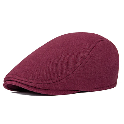 Cotton Men Women Flat Cap Driver Retro Vintage Soft Boina Casual Baker Newsboy Caps Cabbie Hat for Male