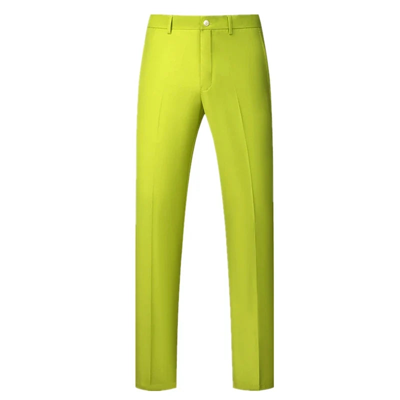 2026 Men Blue Suit Pants,  Formal Slim Dress Trousers, Red Green Black White Pantalones Hombre, Asian Size Man Slacks,M-5XL 6XL
