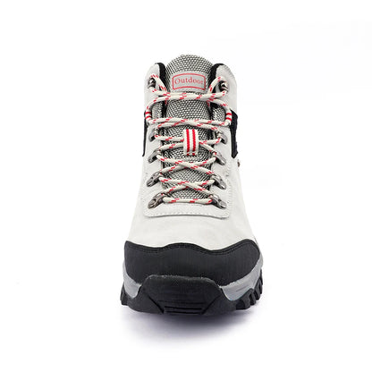 Brand Men's Ankle Boots Waterproof Leather Sneakers Breathable Outdoor Men Hiking Boots No-slip Men's Work Shoes Size 39-47