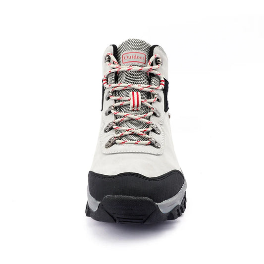 Brand Men's Ankle Boots Waterproof Leather Sneakers Breathable Outdoor Men Hiking Boots No-slip Men's Work Shoes Size 39-47