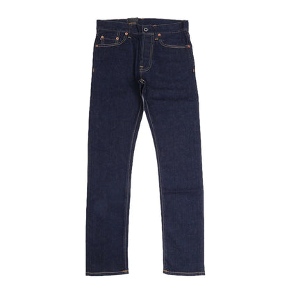 Washed Slim Fitting Pants Sanforized Raw Denim Jeans 12oz
