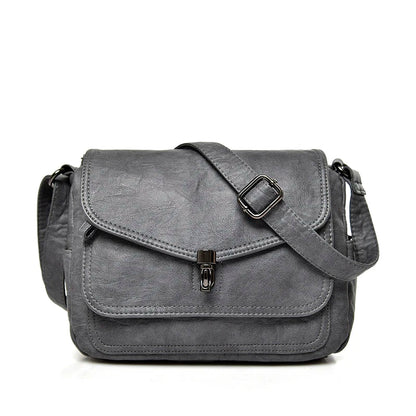 Vintage Soft Leather femmels' Shoulder Bags Luxury Handbags Women's Packet New Designer Small Crossbody Bag 2021 Sac à Femme