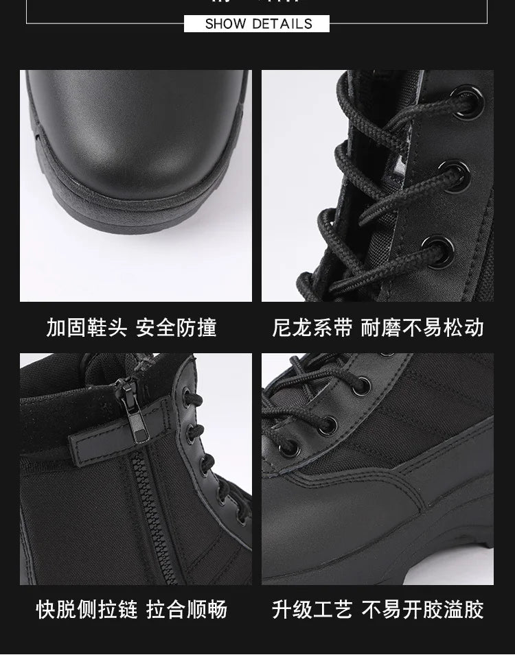 Tactical Boots Men Special Force Desert Combat Boots Outdoor Hiking Boots Ankle Shoes Men Work Safty Shoes