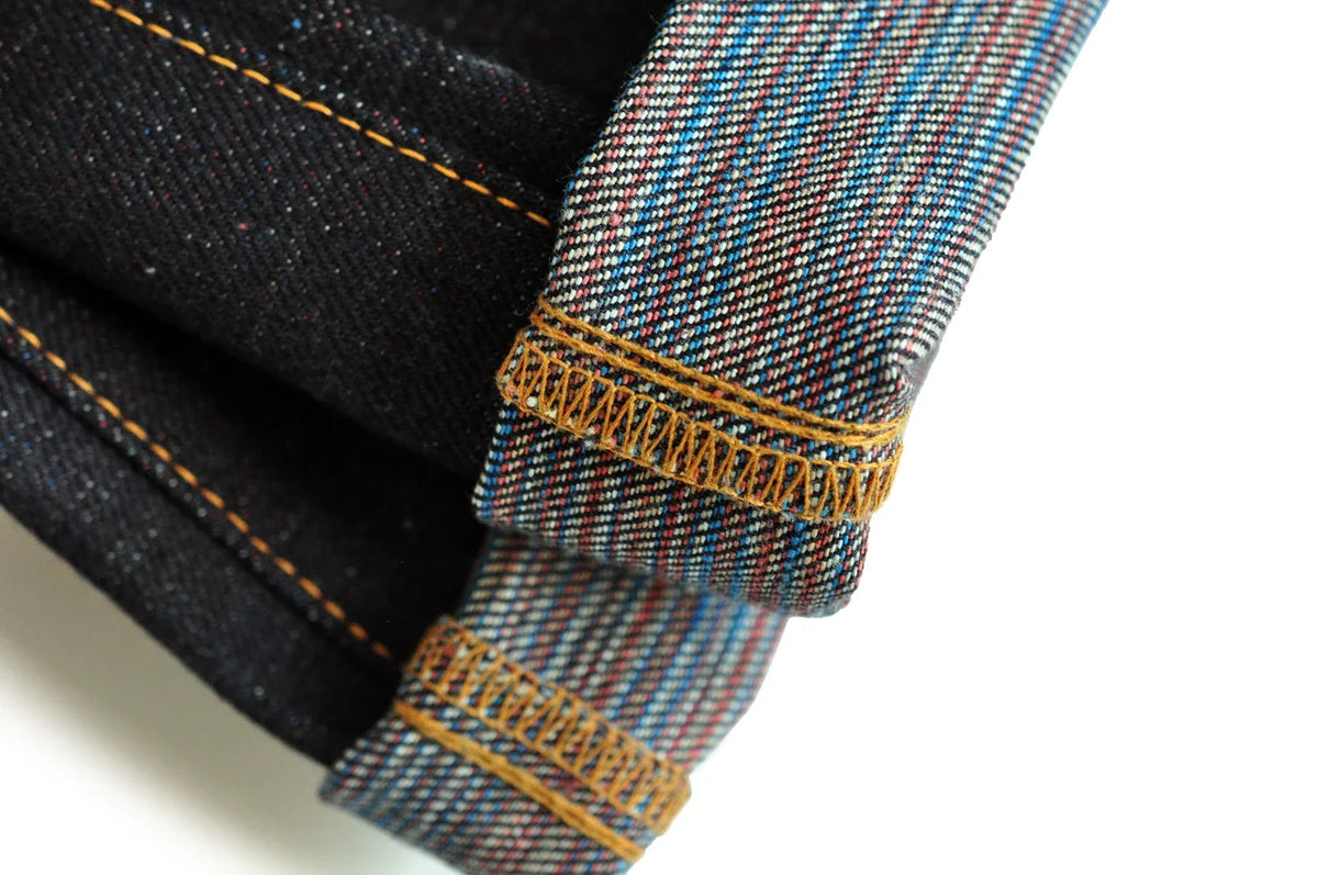 Mens Jeans 21 Oz Rainbow Selvedge Denim Vintage Raw Jeans for Men Sanforized Unwashed Heavyv Denim Jeans