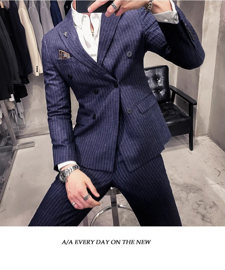 25 Colors 1 Pcs Blazer No Pants S-7XL New Wedding Dress Formal Business Slim Mens Suit Jacket Plaid Striped Solid Color