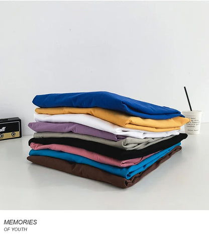 2025 Spring Autumn Long Sleeve T-shirts Men O-Neck Collar Cotton Long T Shirts Men Fashion Casual Comfortable Long T-Shirts Men