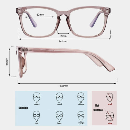 Blue Light Blocking Glasses,Computer Reading/Gaming/TV/Phones Glasses for Women Men 6001