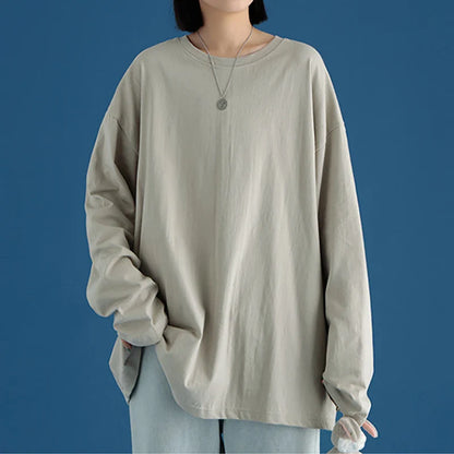 2025 Spring Autumn Long Sleeve T-shirts Men O-Neck Collar Cotton Long T Shirts Men Fashion Casual Comfortable Long T-Shirts Men