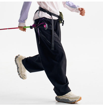 Ultra Loose Lightweight Outdoor Functional Pants Men Women Waterproof Quick Dry Techwear Wide Leg Cargo Pant Track Trouser