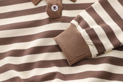 New Autumn Baby Clothes Set Children Boys Striped Long Sleeved T-Shirt Pants 2Pcs/Sets Infant Fashion Costume Kids Tracksuits