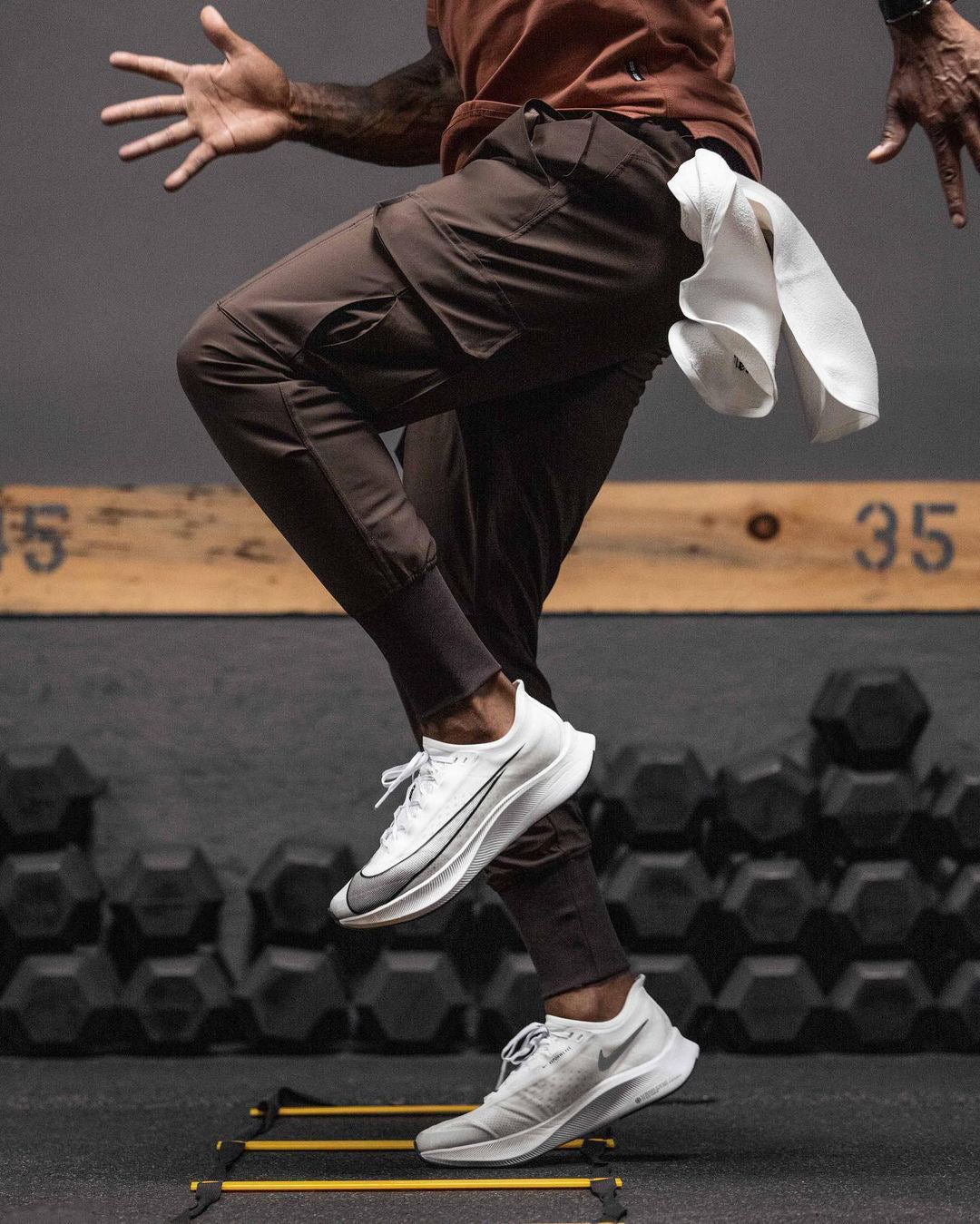 2024 New Men's Cargo Pants Summer Thin Loose Quick-Drying Elastic Leggings Running Training Sweatpants Casual Trend Trousers