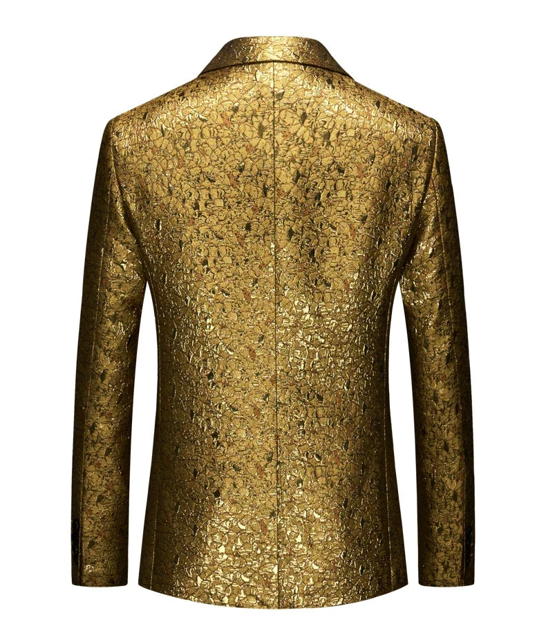 Men's business casual suit coat 2023 spring new Blazer wedding fashion host party party party social suit large suit M-6XL
