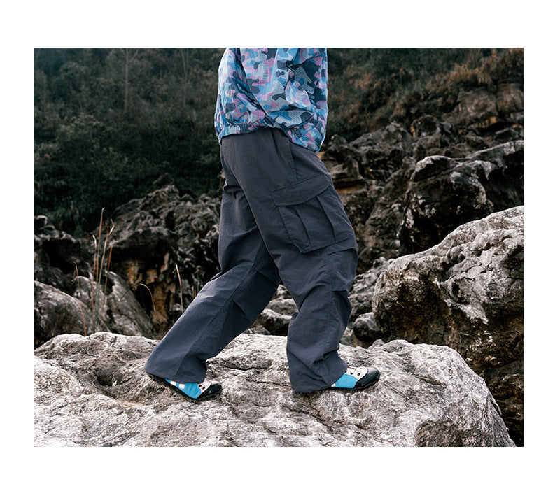 Ultra Loose Lightweight Outdoor Functional Pants Men Women Waterproof Quick Dry Techwear Wide Leg Cargo Pant Track Trouser