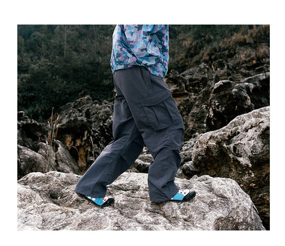 Ultra Loose Lightweight Outdoor Functional Pants Men Women Waterproof Quick Dry Techwear Wide Leg Cargo Pant Track Trouser