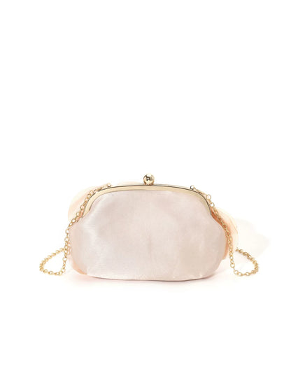 Fashion Pink Flower Petal Banquet Floral Dress Purse Evening Day Clutch Bag Women Luxury Prom Party Wedding Day Bag