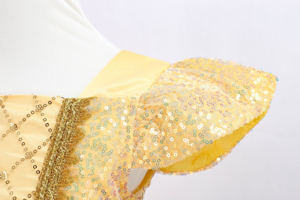 Belle Princess Dress Girls Cosplay Beauty and The Beast Cinderella Snow White Costumes Kids Halloween Carnival Clothes