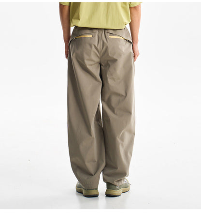 Ultra Loose Lightweight Outdoor Functional Pants Men Women Waterproof Quick Dry Techwear Wide Leg Cargo Pant Track Trouser