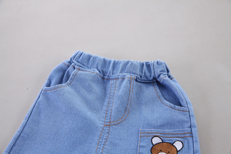 New Summer Baby Clothes Suit Children Boys Fashion Cartoon T-Shirt Shorts 2Pcs/Set Infant Toddler Casual Costume Kids Tracksuits
