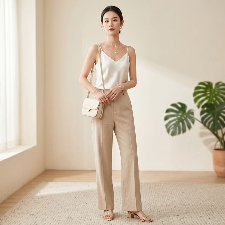 Double-Layer Silk Camisole for Women, Mulberry Silk Bandeau, Sexy V-neck Tanks and Camis, Summer Vest, 2025