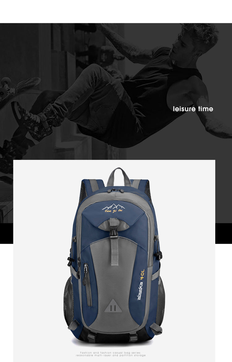New Men Backpack Nylon Waterproof Casual Outdoor Travel Backpack Ladies Hiking Camping Mountaineering Bag Youth Sports Bags