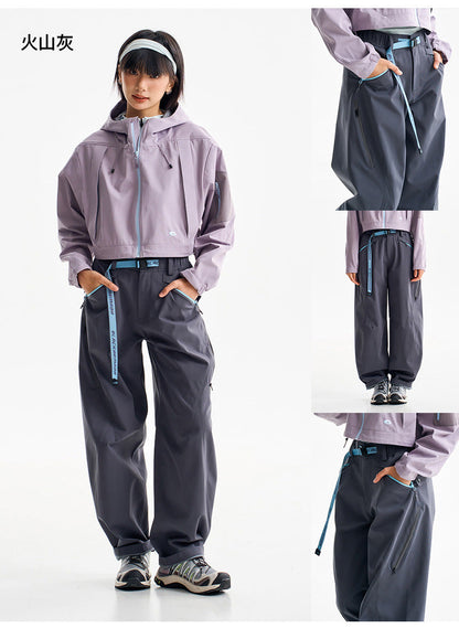 Ultra Loose Lightweight Outdoor Functional Pants Men Women Waterproof Quick Dry Techwear Wide Leg Cargo Pant Track Trouser