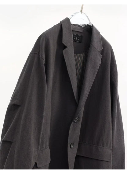 100% Cotton~Women's Casual Suit-Style Jacket, Loose-Fitting Top, Slimming and Versatile, New Early Spring 2026 Model