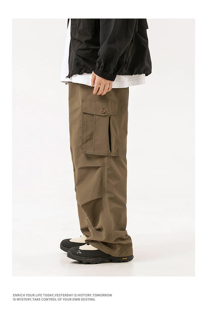 Ultra Loose Lightweight Outdoor Functional Pants Men Women Waterproof Quick Dry Techwear Wide Leg Cargo Pant Track Trouser