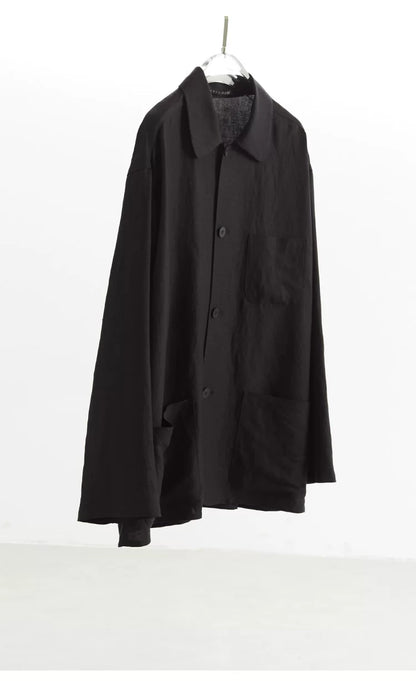 Women's Linen Shirt Jacket, Loose-Fitting Stylish Top, New Style for Spring/Summer 2026