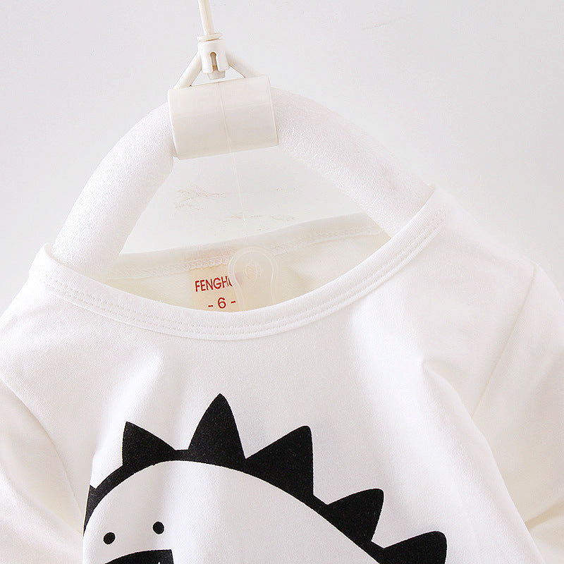 New Autumn Baby Clothes Children Boys Hooded Jacket T-Shirt Pants 3Pcs/Set Toddler Girls Clothing Infant Costume Kids Tracksuits