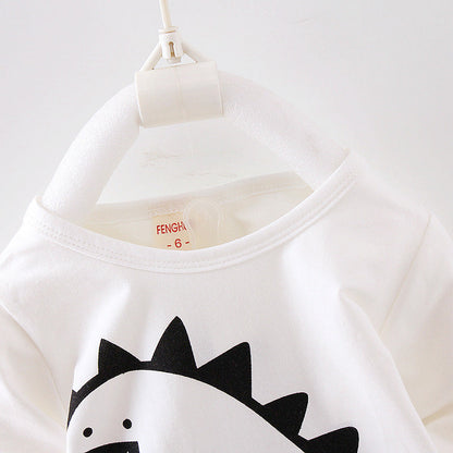 New Autumn Baby Clothes Children Boys Hooded Jacket T-Shirt Pants 3Pcs/Set Toddler Girls Clothing Infant Costume Kids Tracksuits