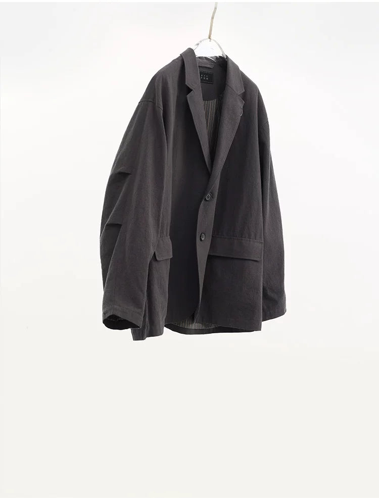 100% Cotton~Women's Casual Suit-Style Jacket, Loose-Fitting Top, Slimming and Versatile, New Early Spring 2026 Model