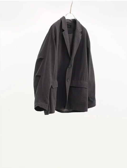 100% Cotton~Women's Casual Suit-Style Jacket, Loose-Fitting Top, Slimming and Versatile, New Early Spring 2026 Model