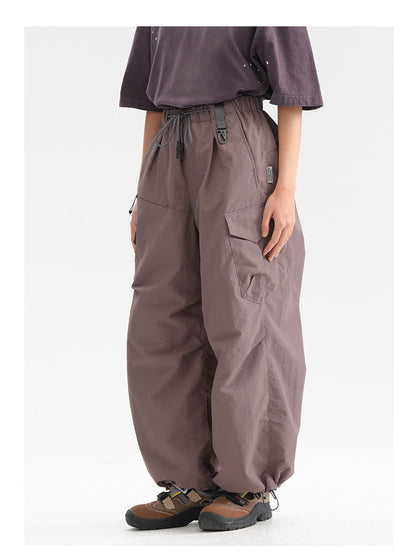 Ultra Loose Lightweight Outdoor Functional Pants Men Women Waterproof Quick Dry Techwear Wide Leg Cargo Pant Track Trouser